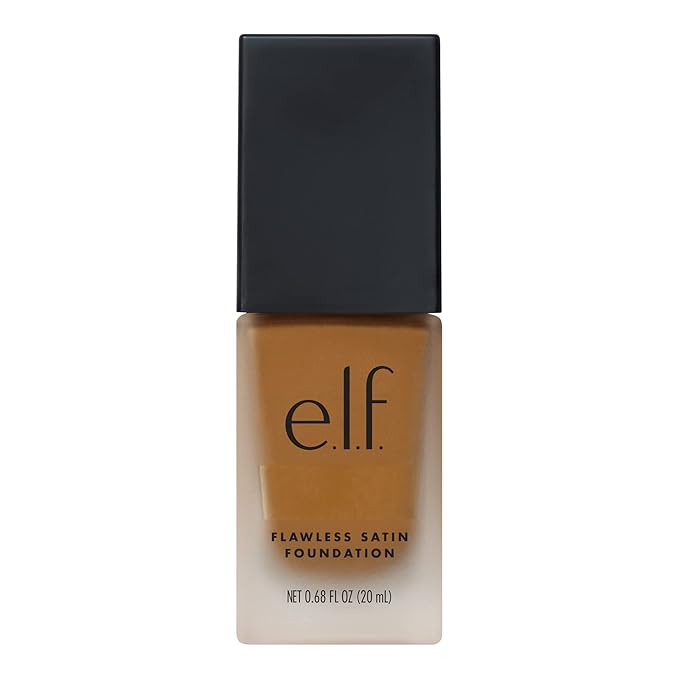 e.l.f. Flawless Finish Foundation, Lightweight & Medium Coverage, Semi-Matte Finish, Maple, 0.68 Fl Oz (20mL)-VivaGrace Women
