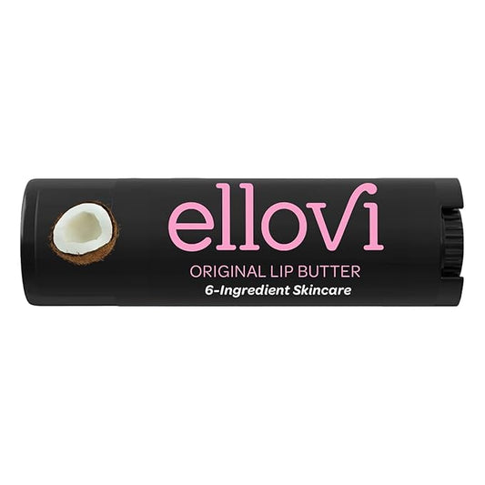 Natural Lip Butter Lip Balm - Original - Pure Enough to Eat - Made With Just 6 Vegan Ingredients - 100% Natural & Organic Moisturizing Lip Care for All Day Hydration (Single)-VivaGrace Women