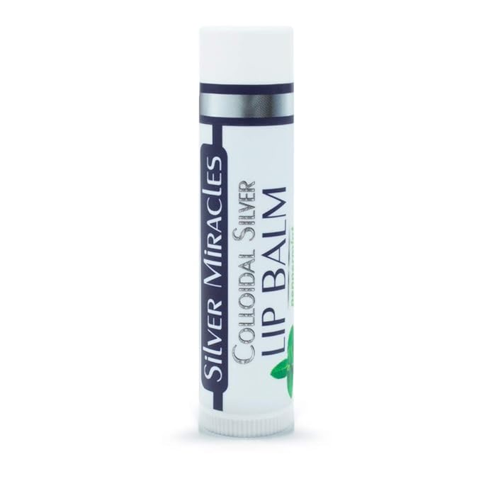 Colloidal Silver Peppermint Lip Balm (1)-VivaGrace Women