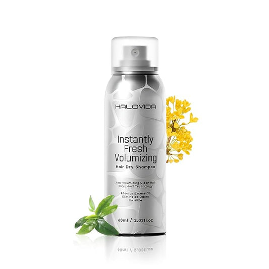Dry Shampoo for Women, Travel Size Dry Shampoo Spray for Dark Hair Leaves No White Residue, Absorb Oils, Volumizing & Refresh Hair for 72 Hours, 2.03 Fl Oz-VivaGrace Women