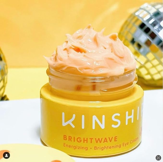 Kinship Brightwave Vitamin C Face + Eye Duo | 10% Vitamin C Serum (1 Fl Oz) | Brightening Eye Cream (0.5 Oz) | Fade Dark Spots | Reduce Fine Lines, Wrinkles, Dark Circles + Puffiness | All Skin Types-VivaGrace Women