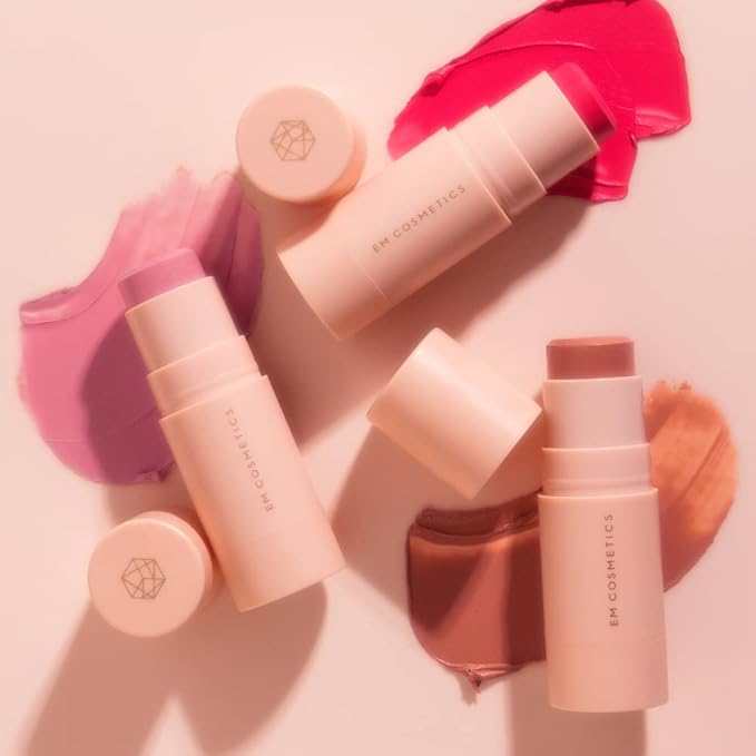 So Soft Blush, Cream Blush Stick, Blendable and Buildable Color On The Go, 8g/0.3 oz (Chiffon)-VivaGrace Women