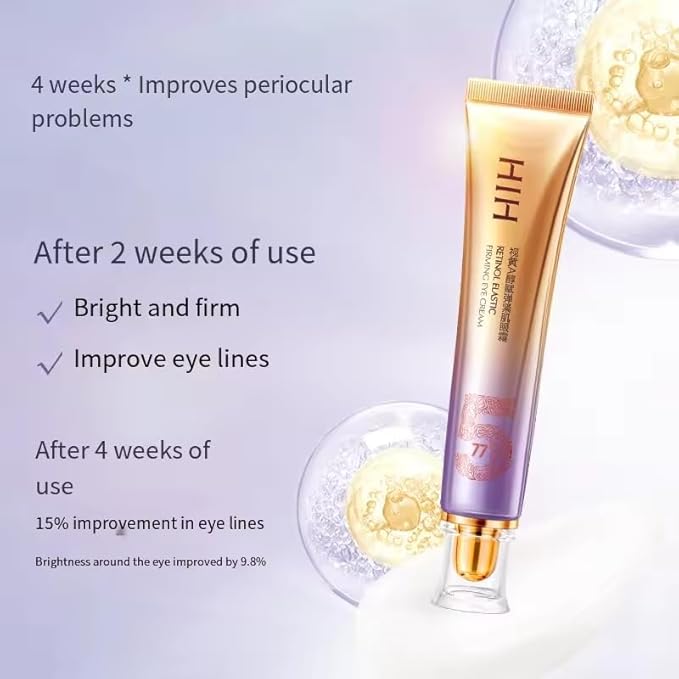 Vegan Retinol Eye Cream:Advanced Under Eye Treatment to Combat Dark Circles, Puffiness, and Fatigue | Nourishing Formula for Delicate Under-Eye Skin, 1 Fl Oz (Pack of 1)-VivaGrace Women