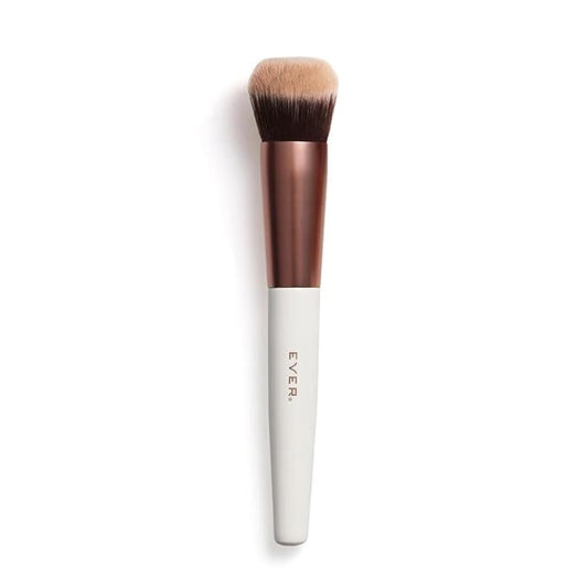 EVER Foundation Brush, Professional Face Makeup Brushes for Liquid and Powder Foundation, Contoured Foundation Brush, Vegan and Cruelty-Free-VivaGrace Women