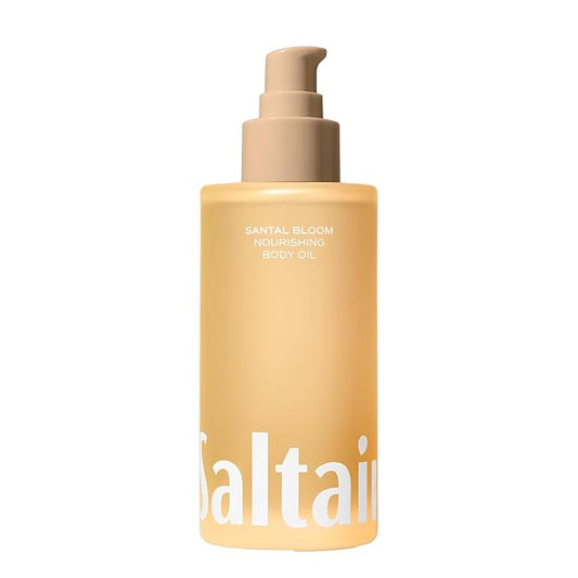Saltair Body Oil. Luxurious Santal Bloom After Shower and Bath Oil Moisturizer for Women and Men. Botanical, Non-Greasy, and Well-Absorbing Lotion for Hydrating Dry Skin. 4oz Pump Bottle-VivaGrace Women