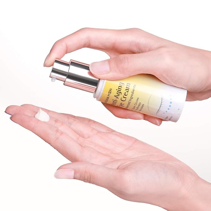 Lagunamoon Advanced Repair Eye Cream - Anti-Aging, Natural, Under Eye Cream - Hyaluronic Acid for Dark Circles, Puffiness, Fine Lines, Wrinkles - for All Skin Types (30mL / 1 Fl Oz)-VivaGrace Women