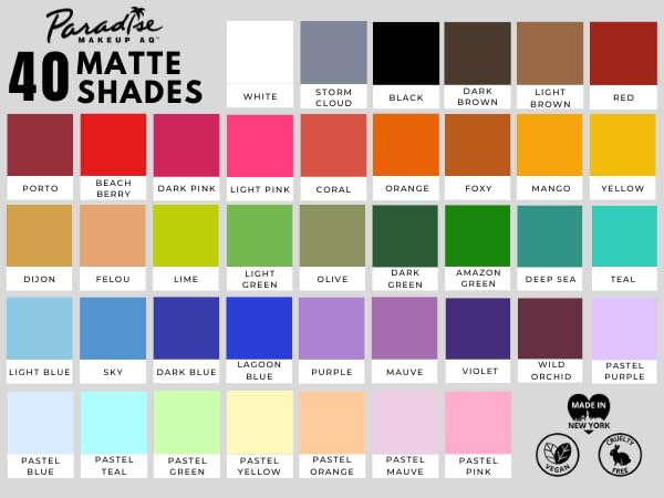 Mehron Makeup Paradise Makeup AQ Pro Size | Stage & Screen Performance, Face & Body Painting, Beauty, Cosplay, and Halloween | Water Activated Face Paint, Body Paint 1.4 oz (40 g) - Pastel Yellow-VivaGrace Women