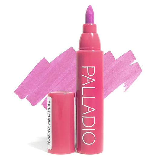 Palladio Lip Stain, Hydrating and Waterproof Formula, Matte Color Look, Longlasting All Day Wear Lip Color, Smudge Proof Natural Finish, Precise Chisel Tip Marker, Orchid-VivaGrace Women