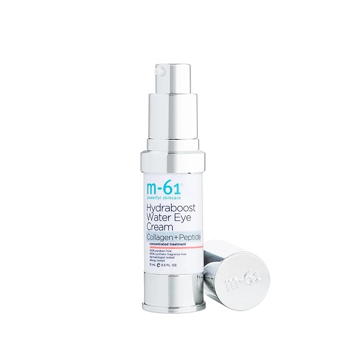 M-61 Hydraboost Collagen+Peptide Water Eye Cream - Age-defying vegan collagen and peptide water eye cream with vitamin B5 & baobab pulp extract.-VivaGrace Women