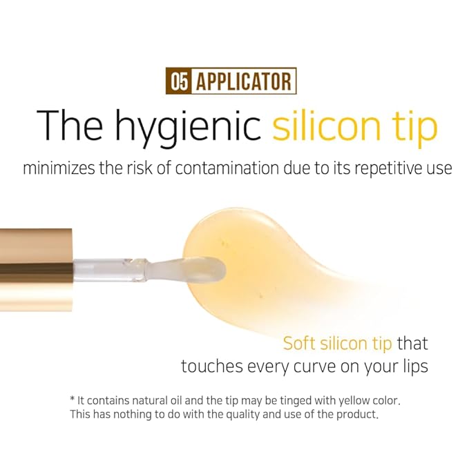 PETITFEE Lip Oil Super Seed | 0.10 Oz | Glass Lip, Healthy Lip Care, Moisturizing Lip Oil with Honey, Propolis, Herbal Oil, Glowy, Revitalizing, Calming Lip, Non-sticky, Non-artificial Colors-VivaGrace Women