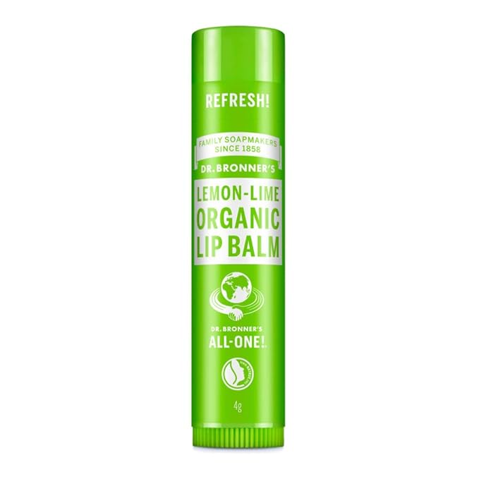 Dr. Bronners Lemon Lime Lip Balm, 4 GR-VivaGrace Women