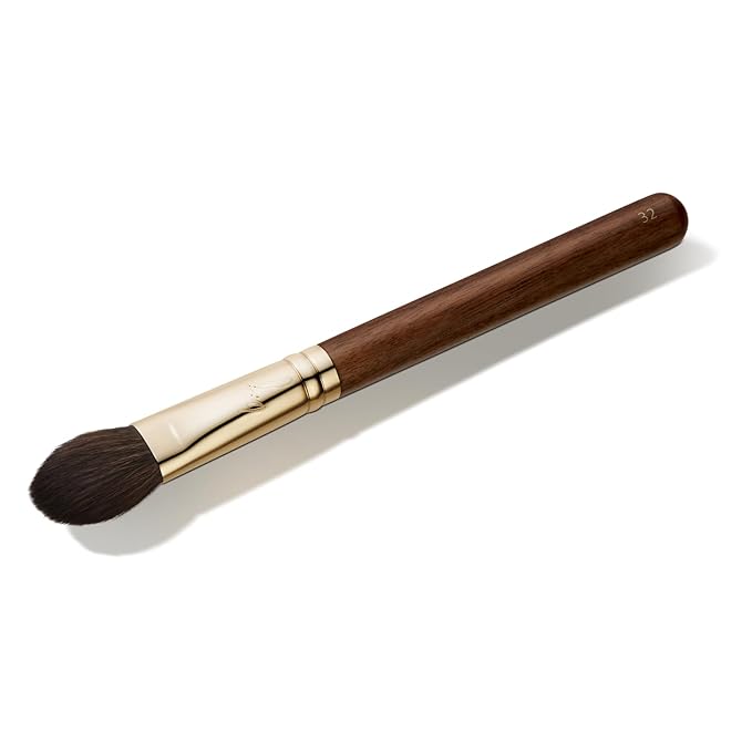 [SOO ADOR] BY MAENG #32 Cheek Brush - Precision Tool for Blush Application and Defined Cheek Colors | Designed by K-Pop Makeup Artist Maeng | Makeup Brush Blush Brush-VivaGrace Women