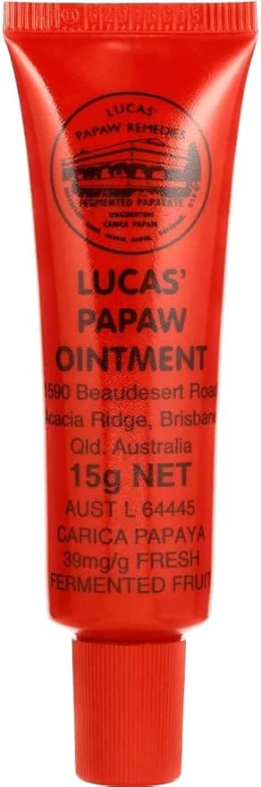 Lucas Papaw Ointment 15g Tube with lip applicator - TWIN Pack for value by Lucas Remedies-VivaGrace Women