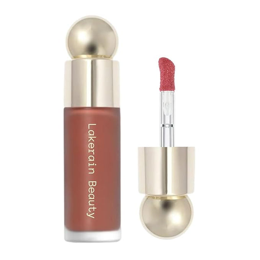 Velvet Liquid Blush, Natural Matte Finish Looking, Dewy Cheek Tint, Soft Cream Face Blush,Moisturizing Lightweight Blendable Feel,Long-Lasting 0.25 oz/7.5ml - 05#-VivaGrace Women