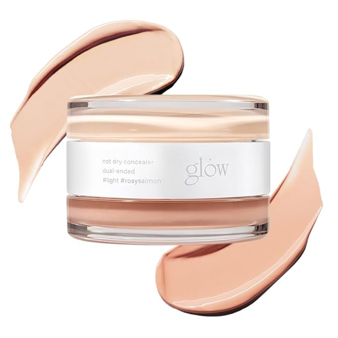 not dry concealer #light #rosysalmon : Vegan-Free, hypoallergenic, premium dual-ended concealer, expertly crafted to flawlessly cover blemishes and dark circles, 0.4 Oz-VivaGrace Women
