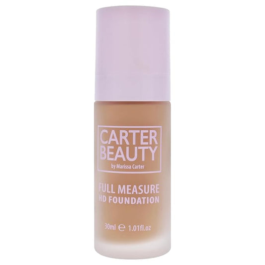 Carter Beauty By Marissa Carter Full Measure HD Foundation- Water-Based, Super Soft Skin Perfector - Vegan And Cruelty Free, Paraben And Sulfate Free - Banoffee - 1.01 OZ-VivaGrace Women