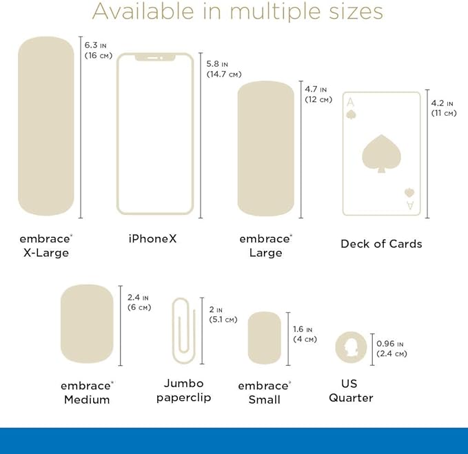 Embrace Active Scar Defense for New Scars, FDA-Cleared Medical-Grade Silicone Scar Sheets for Hypertrophic & Keloid Scar Treatment, 4.7 Inch, Large, 30-Day Supply-VivaGrace Women