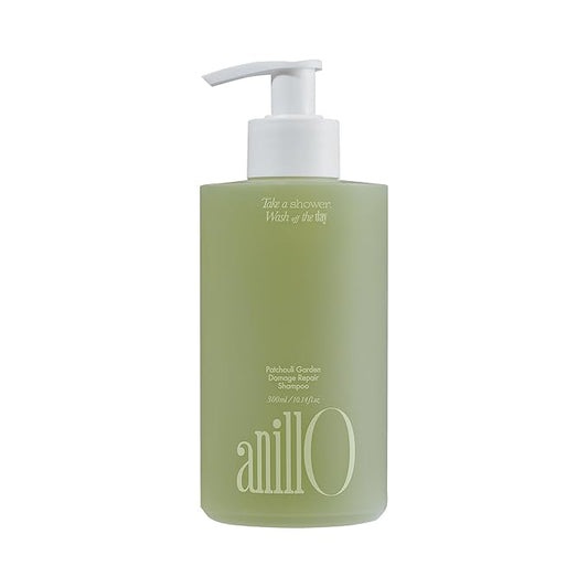 Patchouli Garden Damage Repair Shampoo - Korean Hair Care Nourishing Shampoo for Men & Women w/Patchouli Leaf Water, Protein Complex & Green Herb Complex - Vegan Scalp Cleanser (15.22 fl.oz)-VivaGrace Women