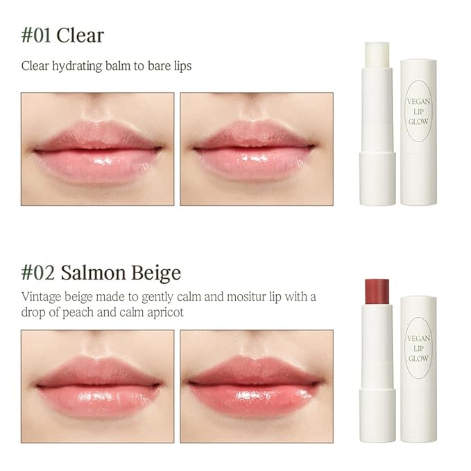 Nacific x Stray Kids Be Natural Vegan Lip Glow 5 PCS Set, with Photocards 8 PCS Full Set by KOSBEAUTY-VivaGrace Women