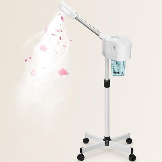 JOSTZHXIN Professional Facial Steamer, Esthetician Face Steamer Hot Mist, Facial Steamer for Home Beauty Salon Spa-VivaGrace Women