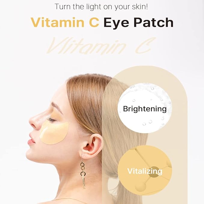 KSECRET Extra Illuminating Eye Gel Patches, 102g/3.45oz. 60pcs (15 full pairs) with VITAMIN C | Korean Skincare | Under Eye Masks for Pigmentation Revoval, Anti-Wrinkles, and Dark Circles…-VivaGrace Women