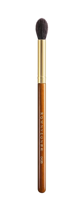 Desert Oak Series Eyeshadow Blending Brush - Dome Goat Hair Bristles for Seamless Crease Work, Premium Bubinga Handle with Gold Brass Ferrule (CM 169)-VivaGrace Women