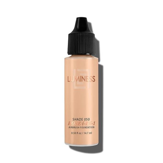 LUMINESS Rose 4-in-1 Airbrush Foundation - Shade 050, 0.50 oz-VivaGrace Women