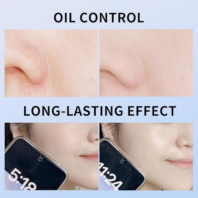 Oil Control Face Pressed Powder, Matte and Smooth Translucent Powder Setting Powder Makeup, Waterproof Long Lasting Finishing Face Powder, Cruelty-free(#02 NATURAL BEIGE)-VivaGrace Women