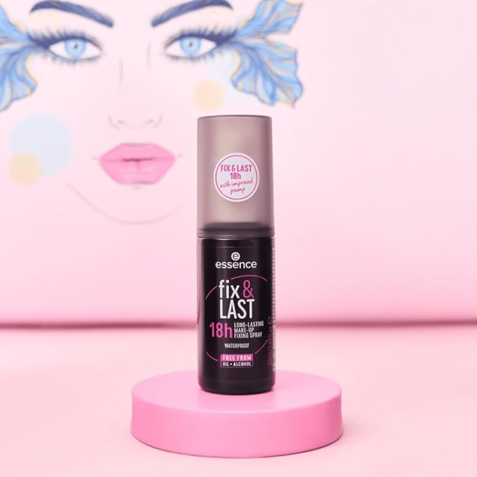 essence | Fix & Last 18H Long-Lasting Makeup Fixing Spray | All-Day Hold & Smudge Proof | Vegan & Cruelty Free-VivaGrace Women