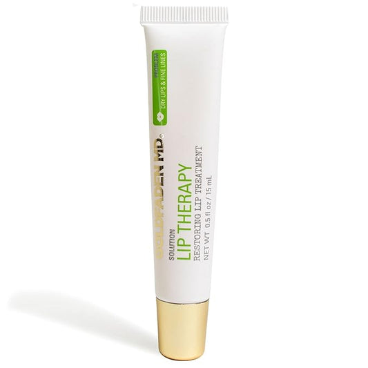 Goldfaden MD Lip Therapy | Restoring Lip Treatment | w/Peptides, Hyaluronic Acid, Fruit Berry Wax, Borage Oil, Rose Hip Oil & Vitamin E | Nourishes, Hydrates & Plumps Appearance 0.5 ﬂ oz / 15 mL-VivaGrace Women