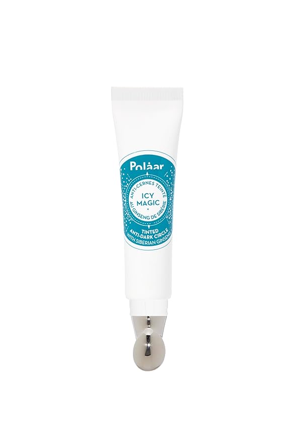 Polåar - Icy Magic Tinted Anti-dark Circles with Siberian Ginseng - Illuminates & smoothes eye contour - Universal shade - Fragrance-Free - 97% Natural, Vegan, Cruelty Free, Made in France - 0.4 Fl Oz-VivaGrace Women
