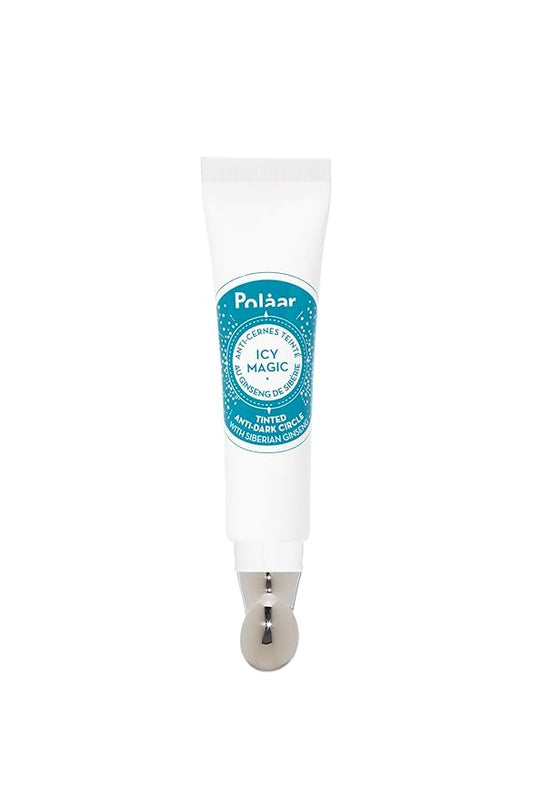 Polåar - Icy Magic Tinted Anti-dark Circles with Siberian Ginseng - Illuminates & smoothes eye contour - Universal shade - Fragrance-Free - 97% Natural, Vegan, Cruelty Free, Made in France - 0.4 Fl Oz-VivaGrace Women