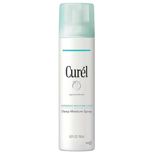 Curel Japanese Skin Care Deep Moisture Spray, Spray on Moisturizer for Dry Skin, Face Hydrating spray with Ceramides, 5 Oz-VivaGrace Women