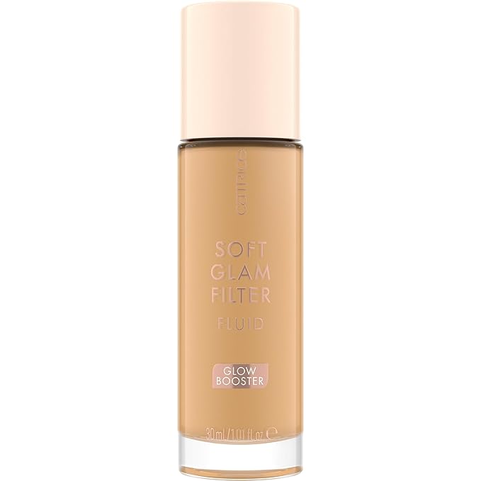 Catrice | Soft Glam Filter Fluid | Luminous Make Up Base & Highlighter for Radiant Complexion | With Vitamin E & Squalene | Vegan & Cruelty Free (40 | Medium Tan)-VivaGrace Women