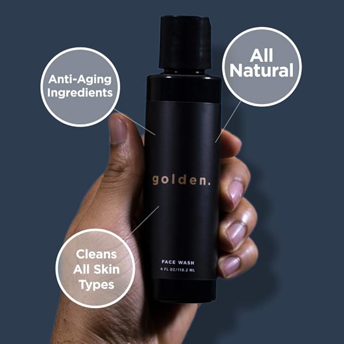 Golden Grooming Co. Complete Men's Grooming Gift Set - Beard Oil, Face & Body Wash, Shampoo, Balms, Moisturizer, Scrub & More-VivaGrace Women