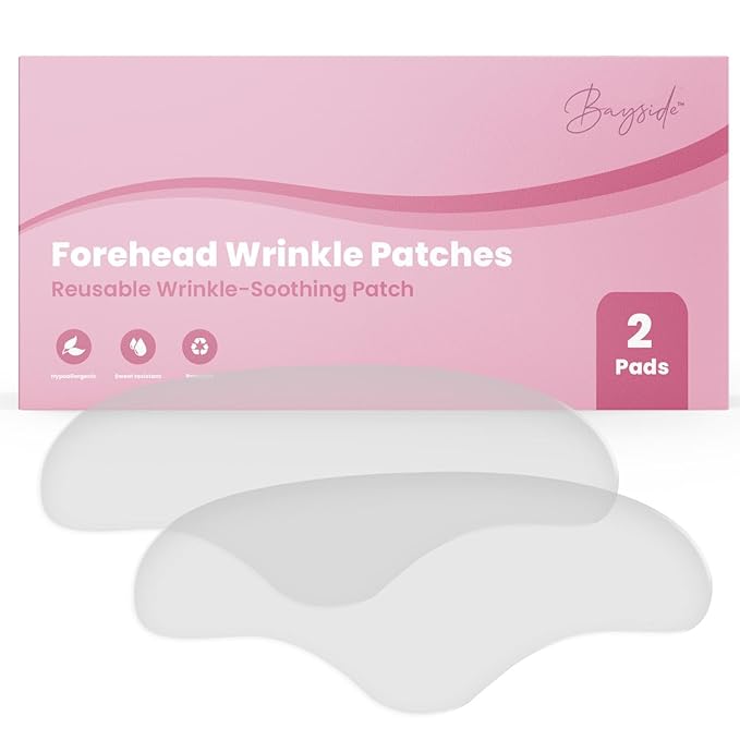 Forehead Wrinkle Patches | Non-Invasive Reusable Skin Care Solution | Fine Lines and Wrinkles Smoothing | Pairs with Eye Patches and Face Tape | Long-Lasting Skin Pads for a Smoother Look | Pack of 2-VivaGrace Women