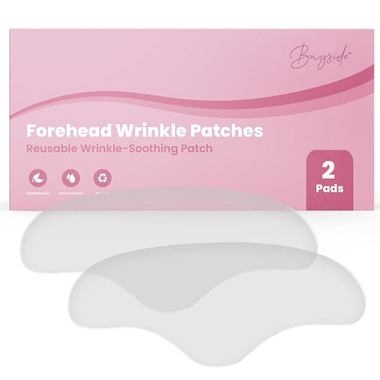Forehead Wrinkle Patches | Non-Invasive Reusable Skin Care Solution | Fine Lines and Wrinkles Smoothing | Pairs with Eye Patches and Face Tape | Long-Lasting Skin Pads for a Smoother Look | Pack of 2-VivaGrace Women