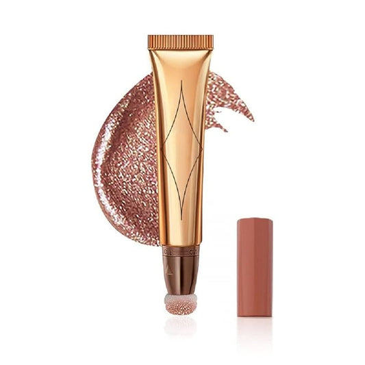 Highlighter Beauty Wand, Face Concealer Contouring With Halo Glow Liquid Filter Long Lasting & Smooth Matte Finish Liquid Illuminator Makeup Stick (05 Bronze Gold)-VivaGrace Women