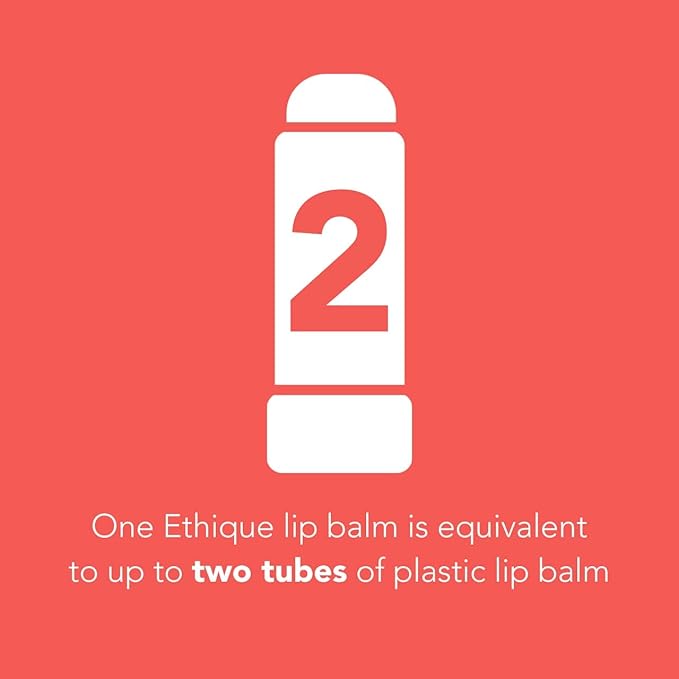 Ethique Juicy Nourishing Lip Balm - Plastic-Free, Vegan, Cruelty-Free, Eco-Friendly, 0.32 oz (Pack of 1)-VivaGrace Women