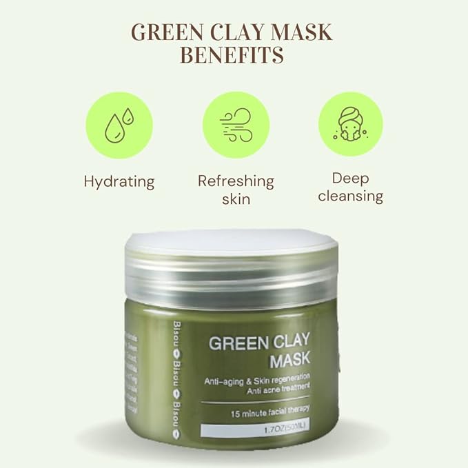 Clay, Dead Sea Mud & Charcoal Gel Face Mask Trio With Applicator, Deep cleansing Clay and Mask Applicator, Facial Therapy PH Balanced Hypo-allergenic-VivaGrace Women