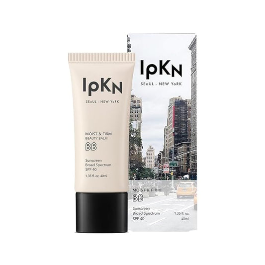IPKN Moist & Firm BB Cream - Ultra-Hydrating Daily BB Cream with or without SPF40 - Lightweight, Non-Greasy Face Base with Antioxidants for Smooth, Radiant Skin-VivaGrace Women