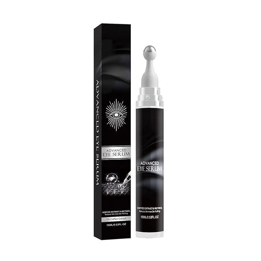 Eye Cream for Puffiness and Bags Under Eyes, Under Eye Cream for Dark Circles, Eye Roller for Puffy Eyes, Caffeine Eye Serum with 360°Massage Ball Reduce Wrinkles and Fine Lines-VivaGrace Women