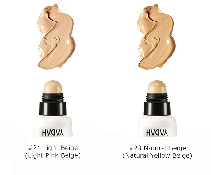 YADAH Silky Fit Concealer BB Cream (23 Natural Beige, 1.18fl oz) - 2-in-1 Korean Makeup for Flawless Skin, Tinted Moisturizer for Blemish Cover. Long-Lasting, All-Day Wear.-VivaGrace Women