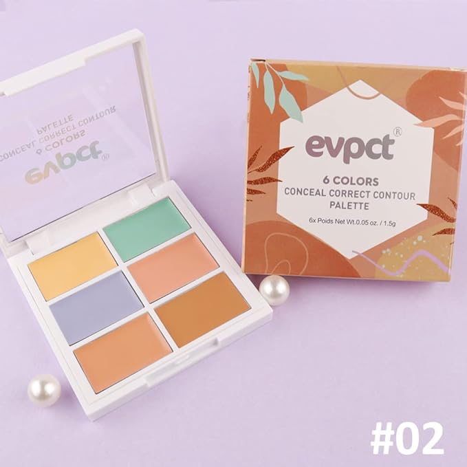 Concealer Cream Makeup Palette Color Corrector,Under Eye Brightener Concealer Dark Circle Concealer Palette,Waterproof Foundation Cream Based Makeup Palette Full Face Contour Kit for Beginners-VivaGrace Women
