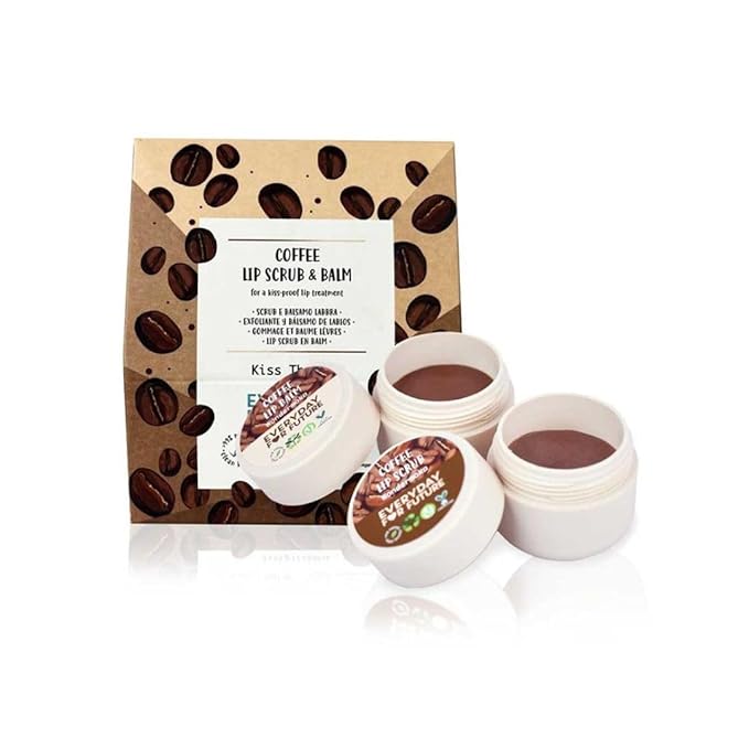 Coffee Lip Scrub & Lip Balm Kit | Moisturizing Lip Scrub and Lip Balm Lip Kit | Vegan & Cruelty Free Lip Scrub and Lip Balm Lip Kit | 100% Natural Lip Scrub and Lip Balm Lip Kit-VivaGrace Women