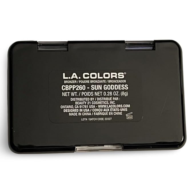 L.A. Colors Bronzer CBPP260 Sun Goddess .28 oz-VivaGrace Women