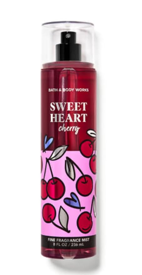 White Barn - Bath and Body Works - Gift Set 2 Piece Bundle - with Gift Bag HELLO GORGEOUS (SweetHeart Cherry)-VivaGrace Women