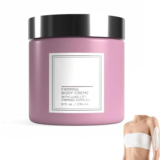Champagne Lift Body Creme, Champagne Lift Hydrating Firming Body Cream for Crepey Skin, Targets Dry & Sagging Skin on Arms, Legs | Powered by Pink Pepperslim & Luxe-Lift Firming Complex - 8 oz.-VivaGrace Women