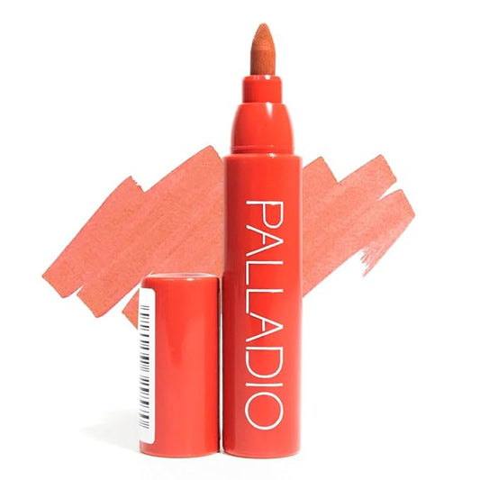 Palladio Lip Stain, Hydrating and Waterproof Formula, Matte Color Look, Longlasting All Day Wear Lip Color, Smudge Proof Natural Finish, Precise Chisel Tip Marker, Rose-VivaGrace Women