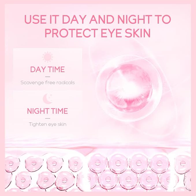 AKARY Sakura Eye Cream, Under Eye Cream to Reduce Dark Circles, Bags, Puffiness, Hydrate Undereye Area, Skincare Eye Cream with Hyaluronic Acid for All Skin Types-VivaGrace Women